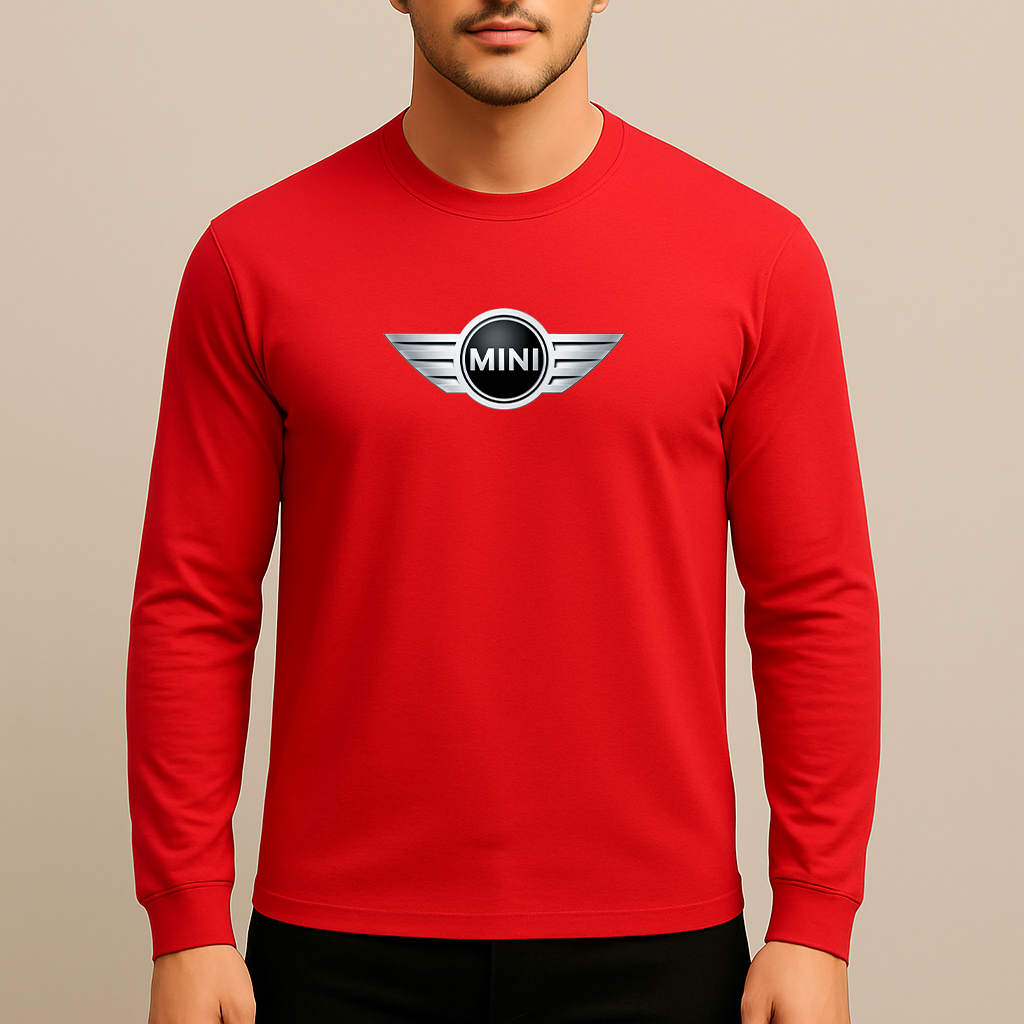 Men’s Mini Cooper Car Long Sleeve T-Shirt