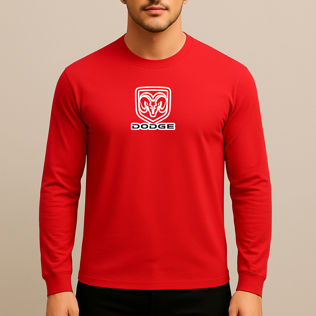 Men’s Dodge Car Long Sleeve T-Shirt