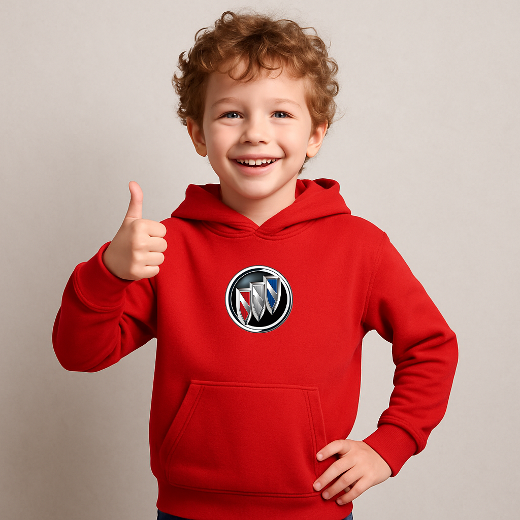 Youth Kids Buick Car Pullover Hoodie