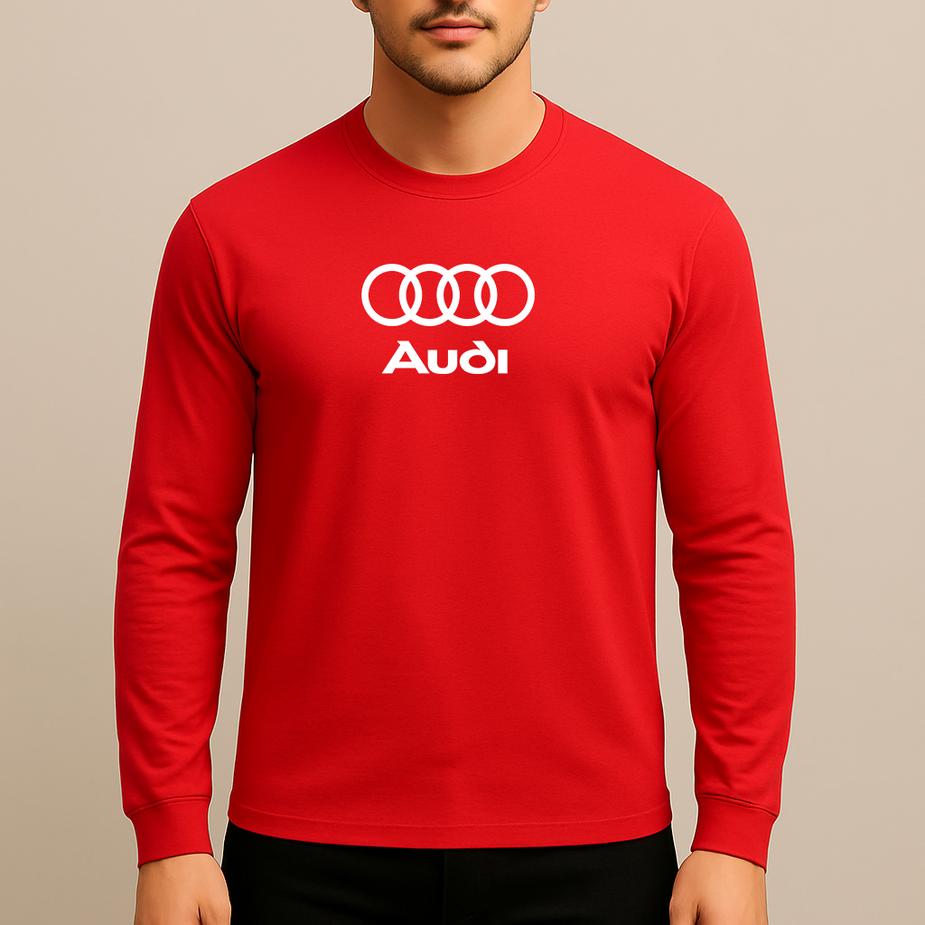 Men’s Audi Motorsports Car Long Sleeve T-Shirt