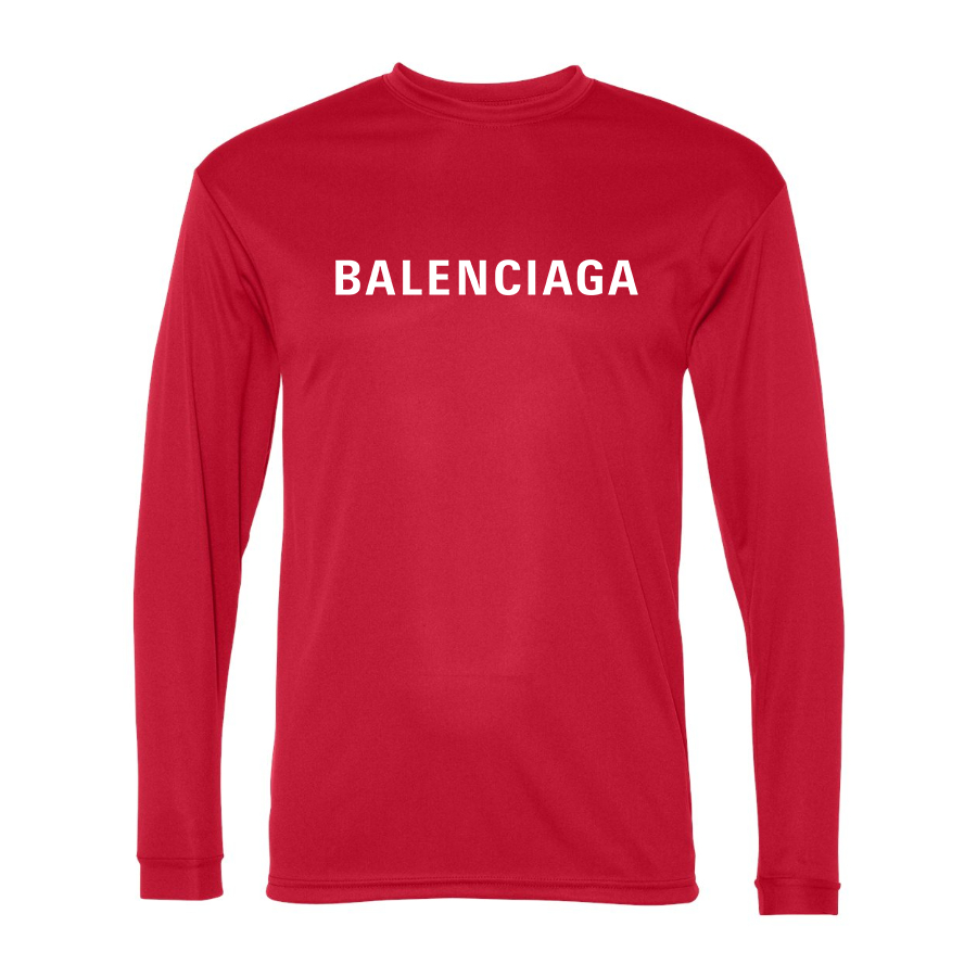 Men's Balenciaga Polyester Long Sleeve T-Shirt