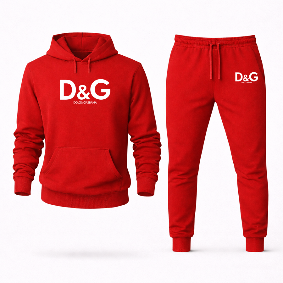 Men's Dolce and Gabbana Hoodie Joggers Set