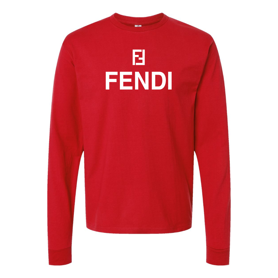 Men's Fendi Cotton Long Sleeve T-Shirt