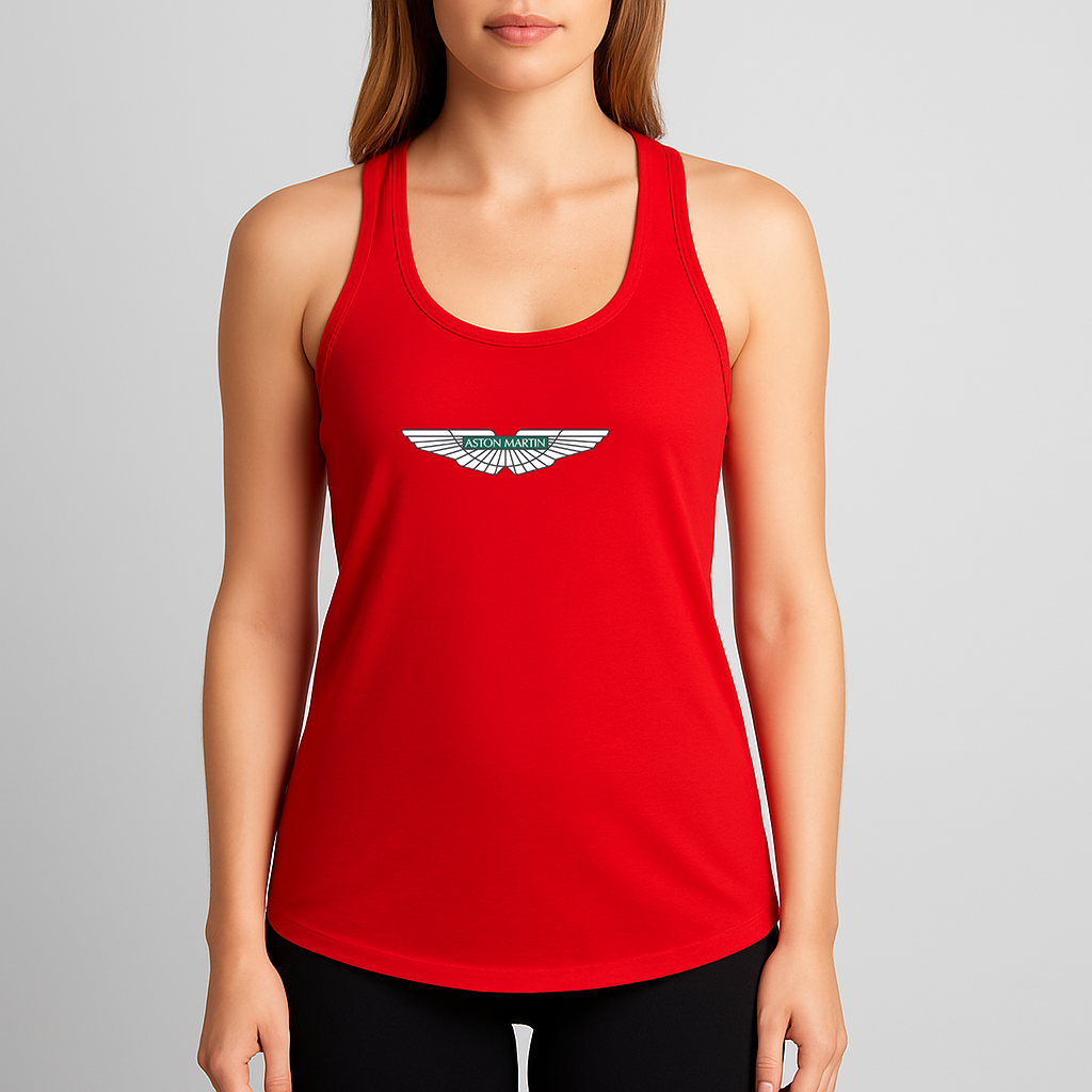 Women's Aston Martin Motorsports Car Racerback Tank Top