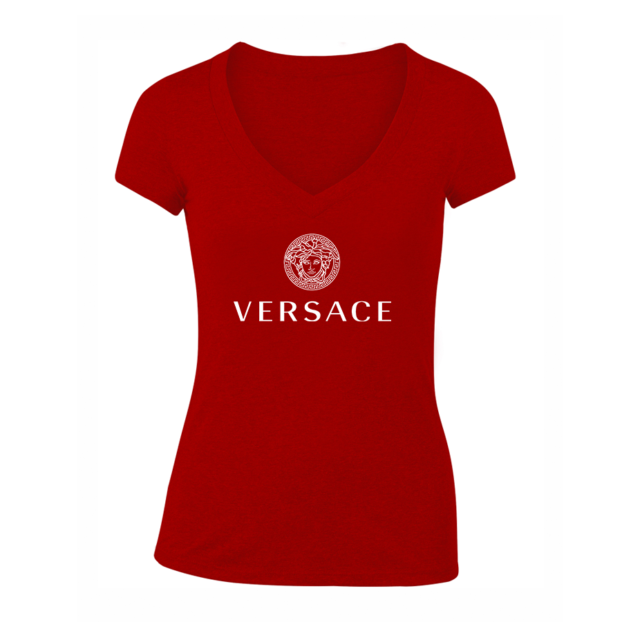 Women's Versace V-Neck T-Shirt