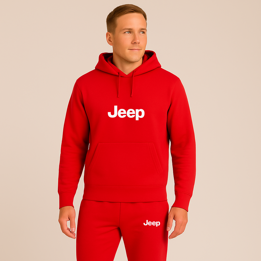 Men’s Jeep Car Hoodie Joggers Set