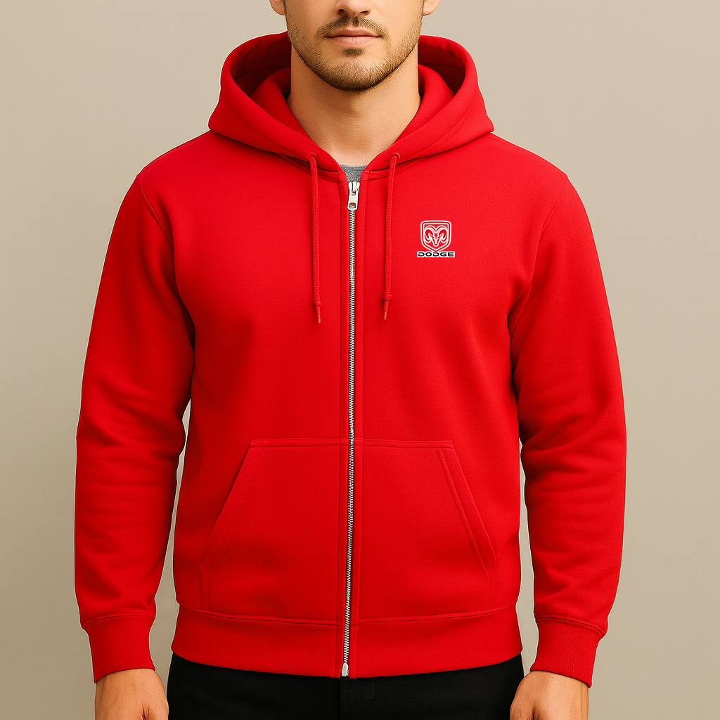Men’s Dodge Car Zipper Hoodie