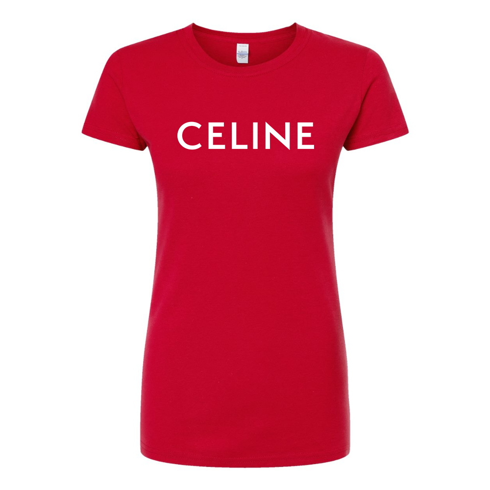 Women's Celine Round Neck T-Shirt