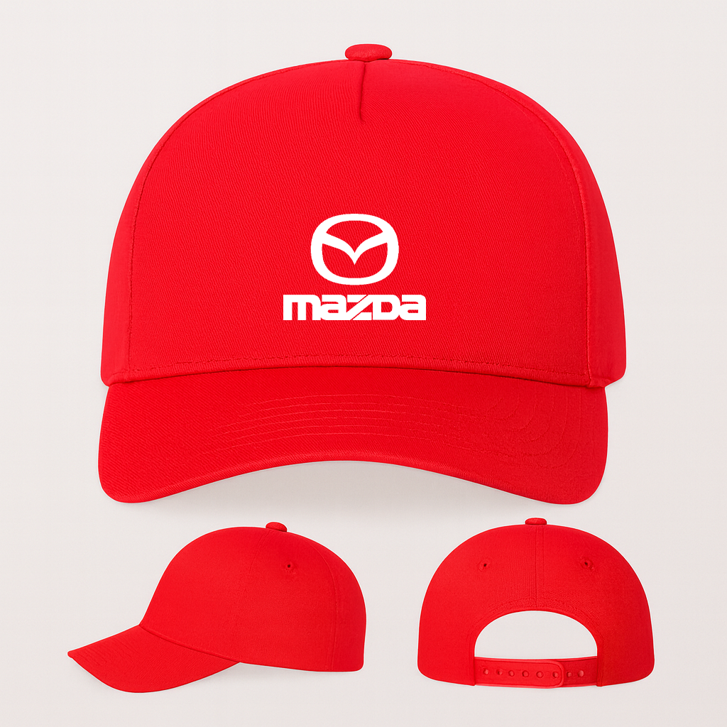 Mazda Car Five Panel Twill Snapback Cap