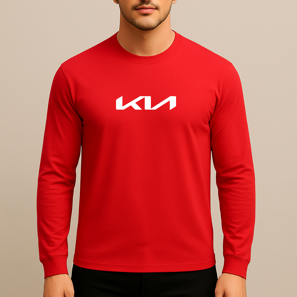 Men’s Kia Car Long Sleeve T-Shirt