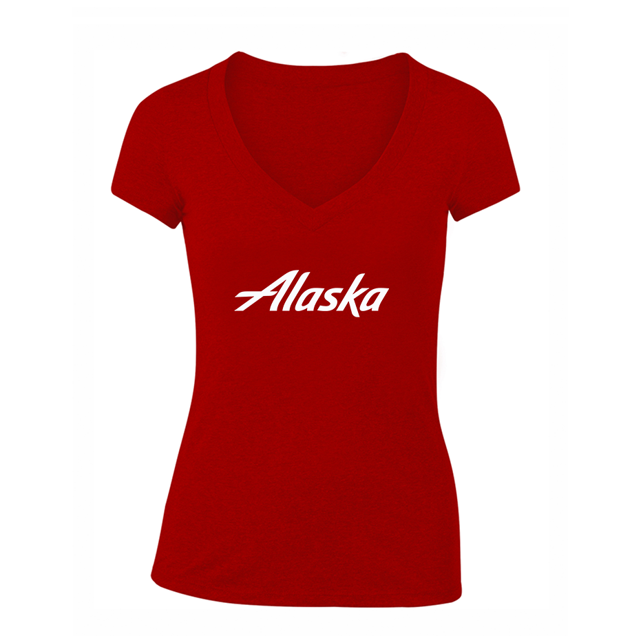 Women's Alaska Airline V-Neck T-Shirt