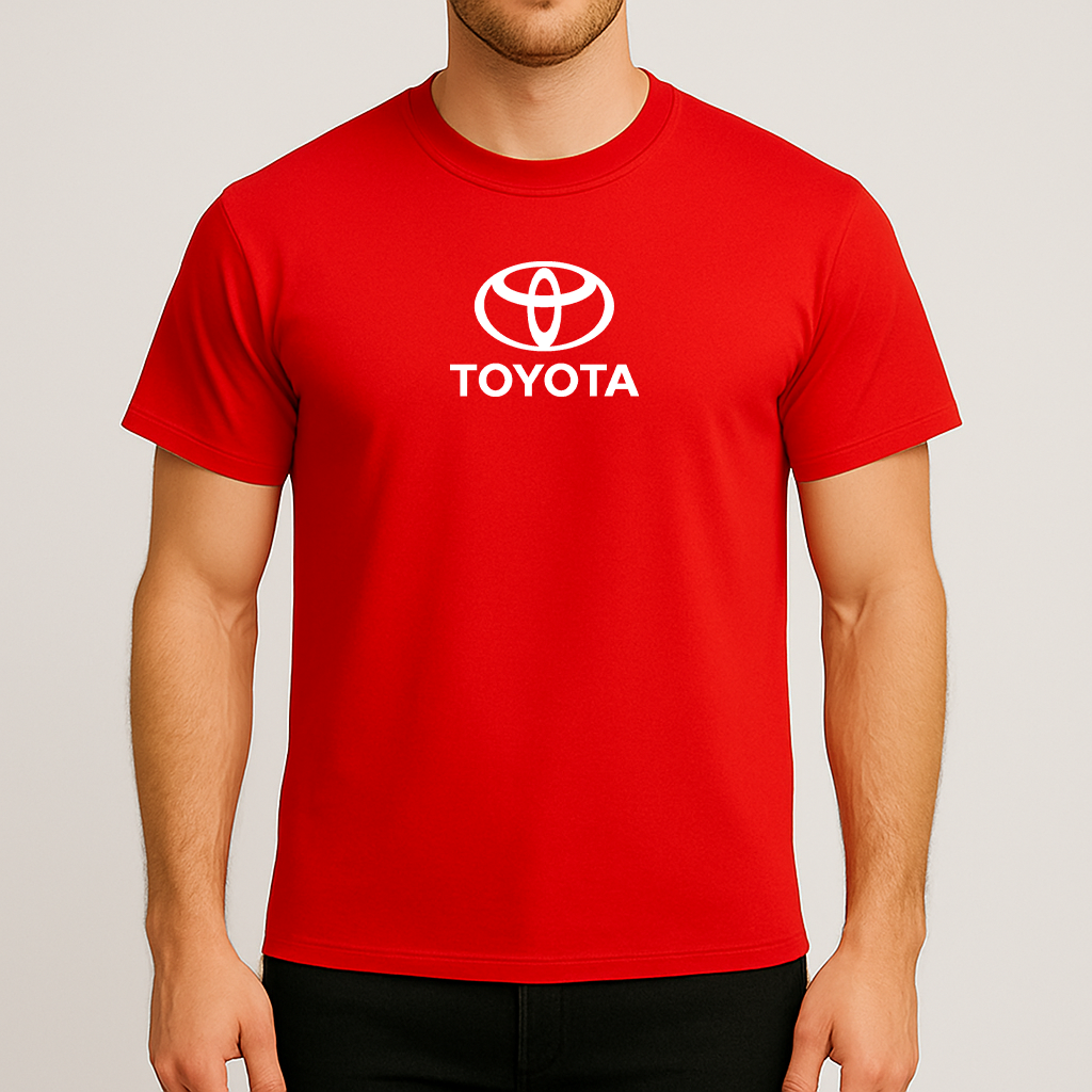 Men’s Toyota Motorsport Car Cotton T-Shirt