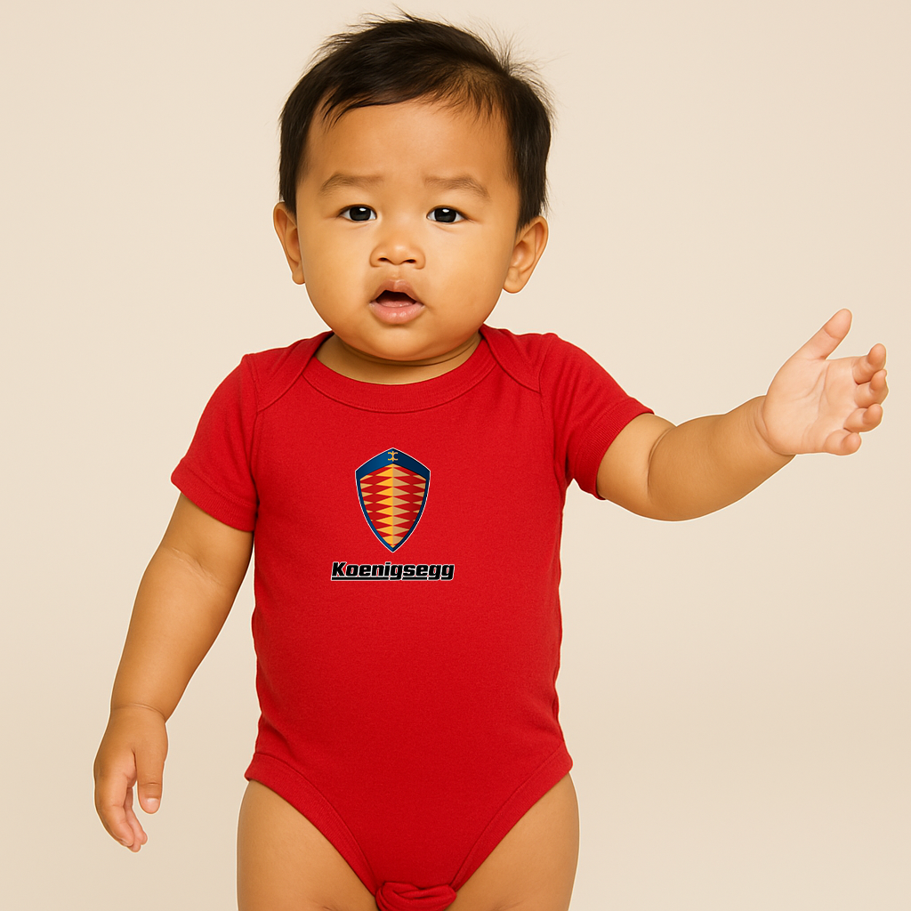 Koenigsegg Car Baby Romper Onesie