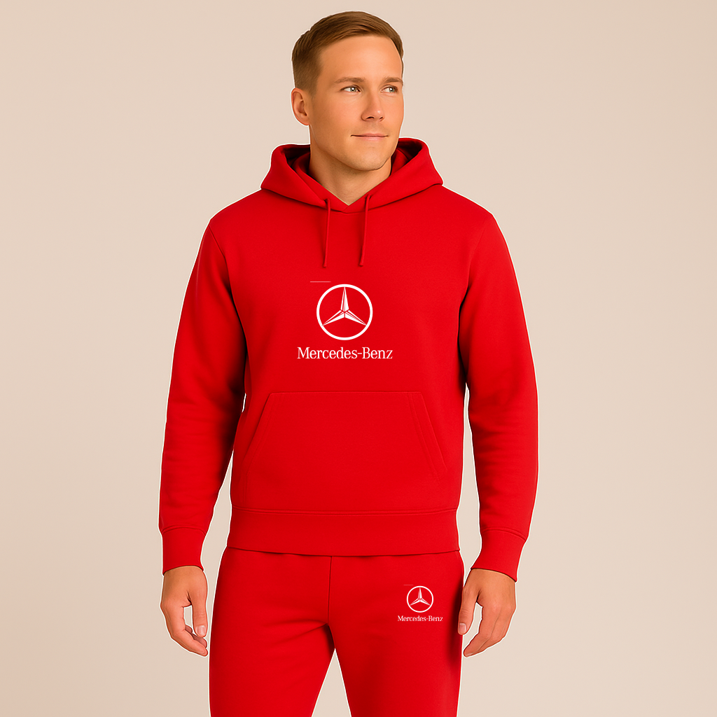 Men’s Mercedes-Benz Luxury Car Hoodie Joggers Set