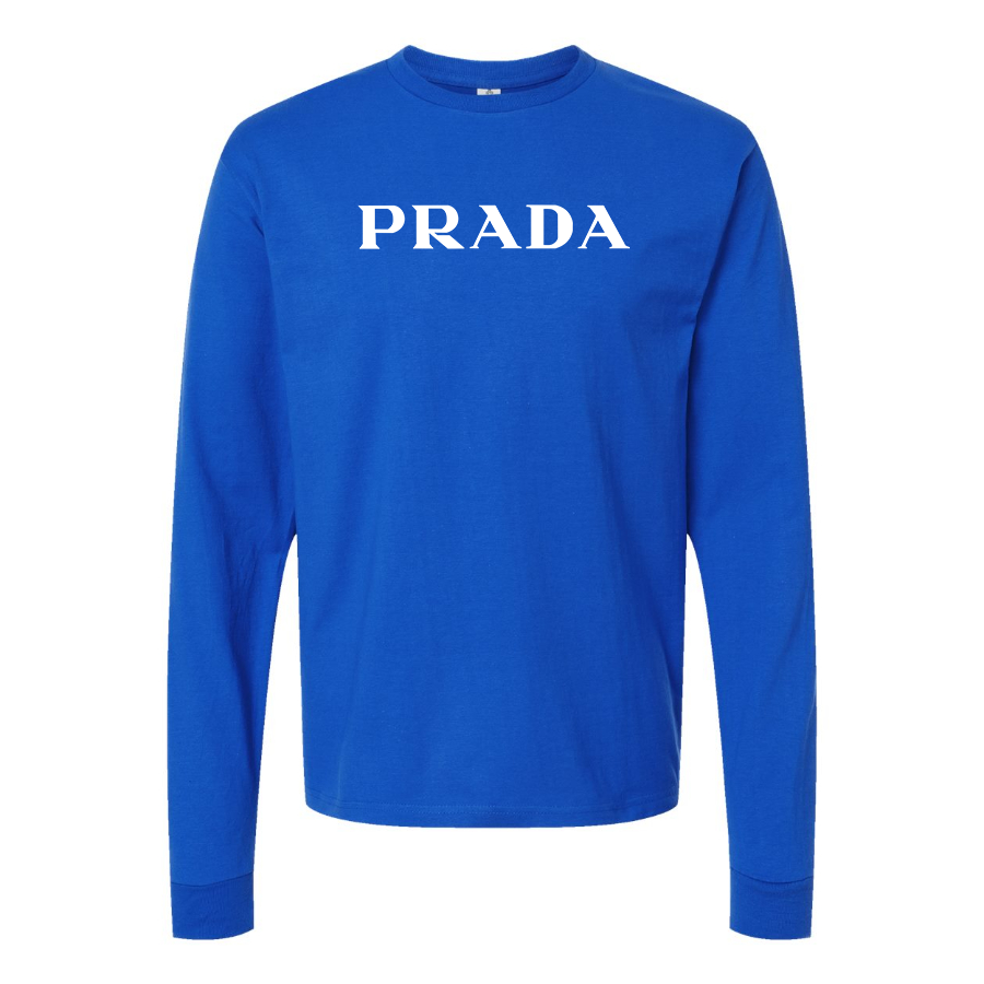 Men's Prada Cotton Long Sleeve T-Shirt
