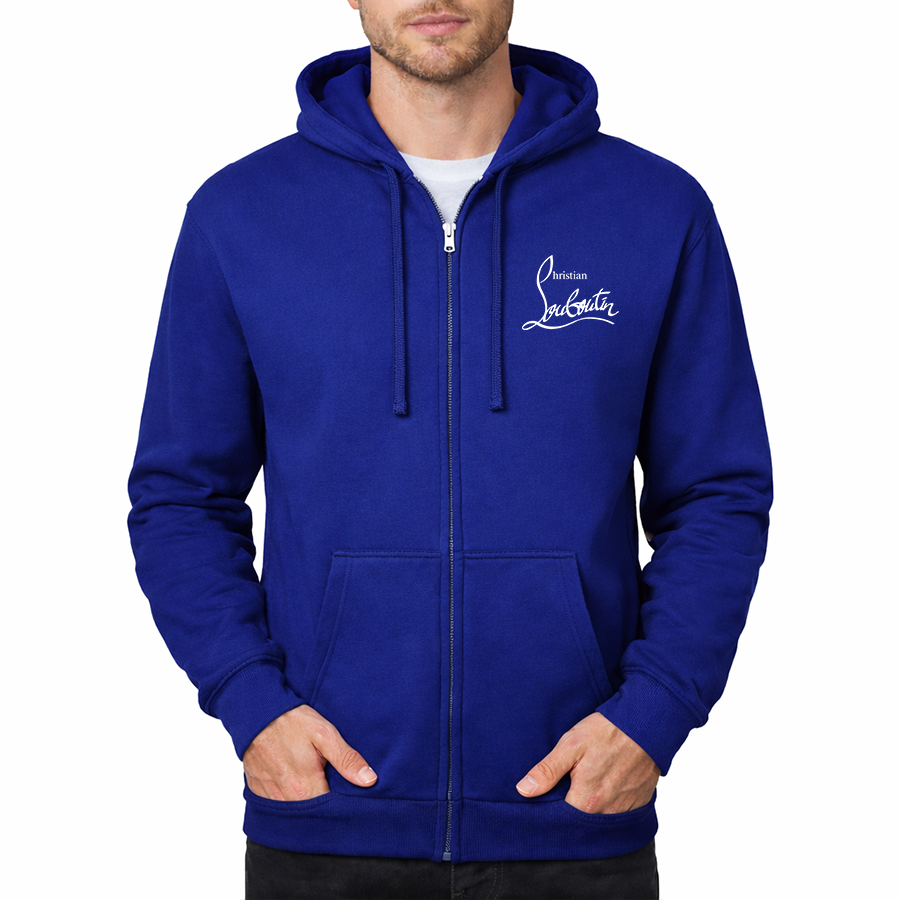 Men's Christian Louboutin Zipper Hoodie