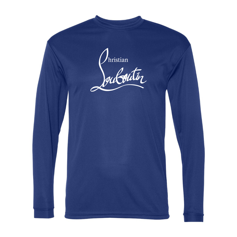 Men's Christian Louboutin Polyester Long Sleeve T-Shirt