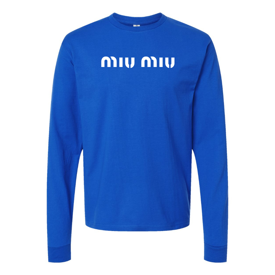 Men's Miu Miu Cotton Long Sleeve T-Shirt