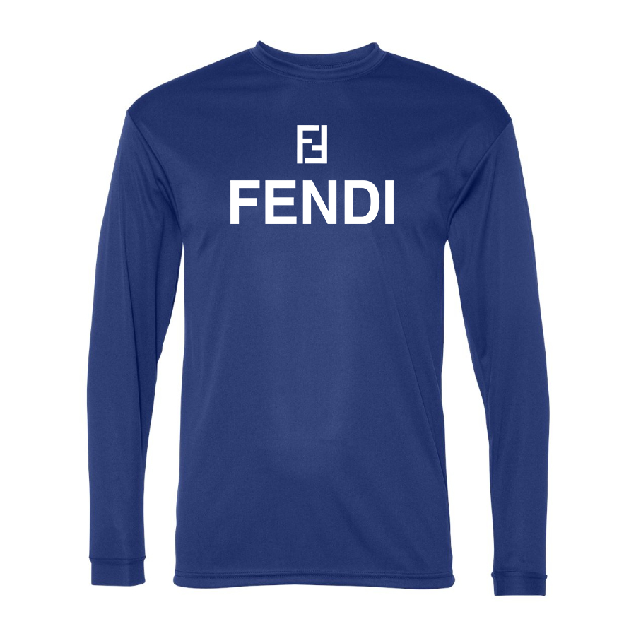 Men's Fendi Polyester Long Sleeve T-Shirt
