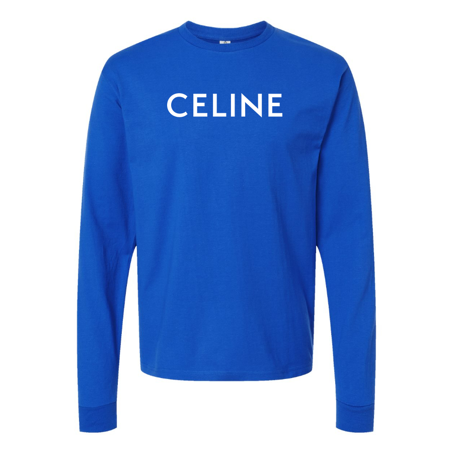 Men's Celine Cotton Long Sleeve T-Shirt