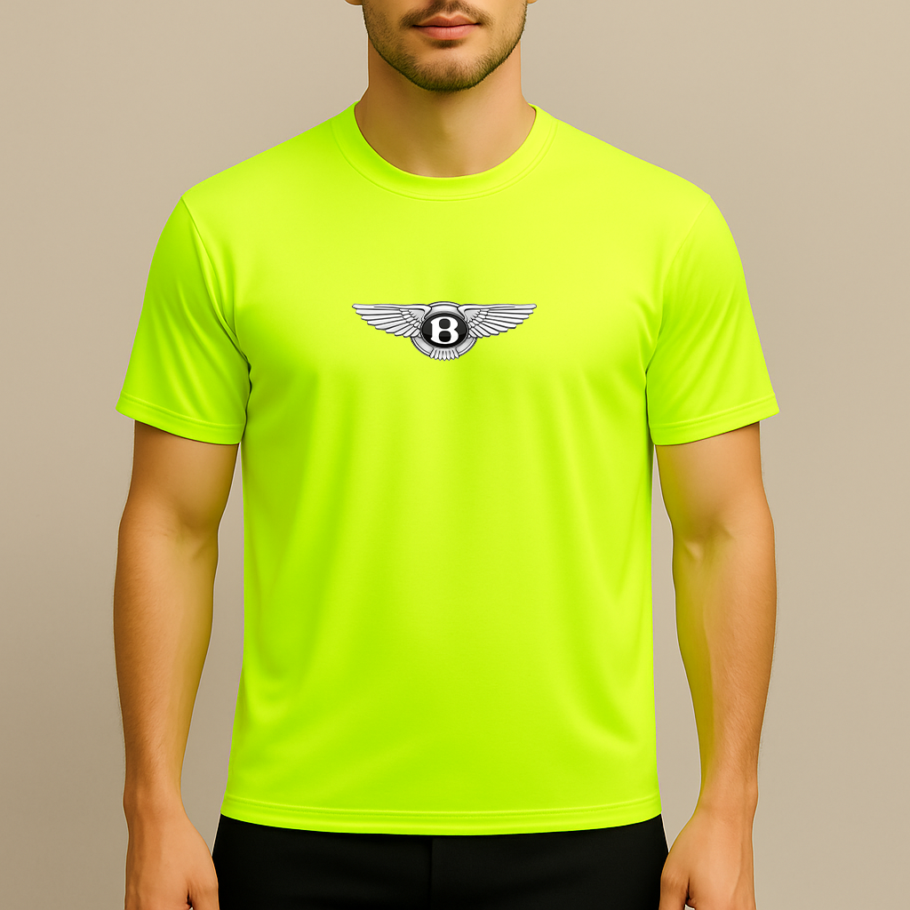 Men’s Bentley Motorsports Car Polyester T-Shirt