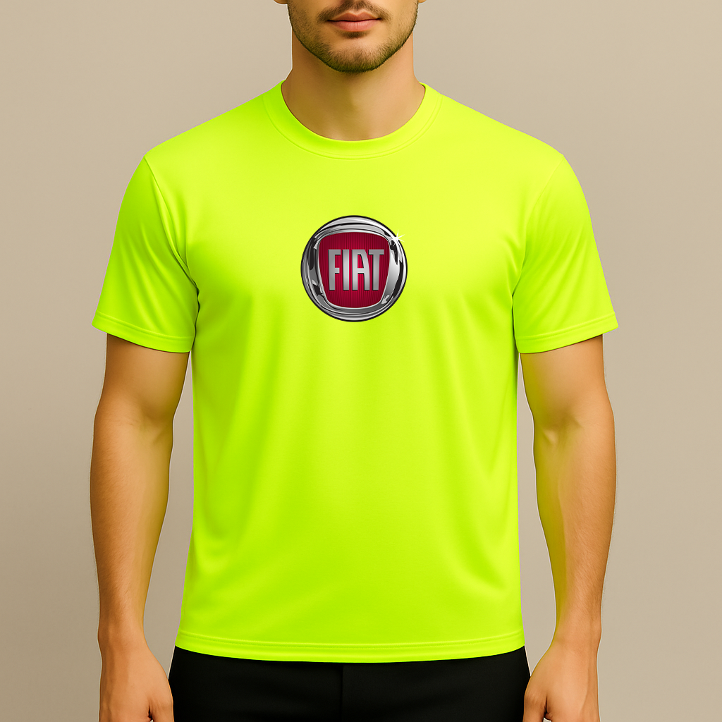 Men’s Fiat Car Polyester T-Shirt