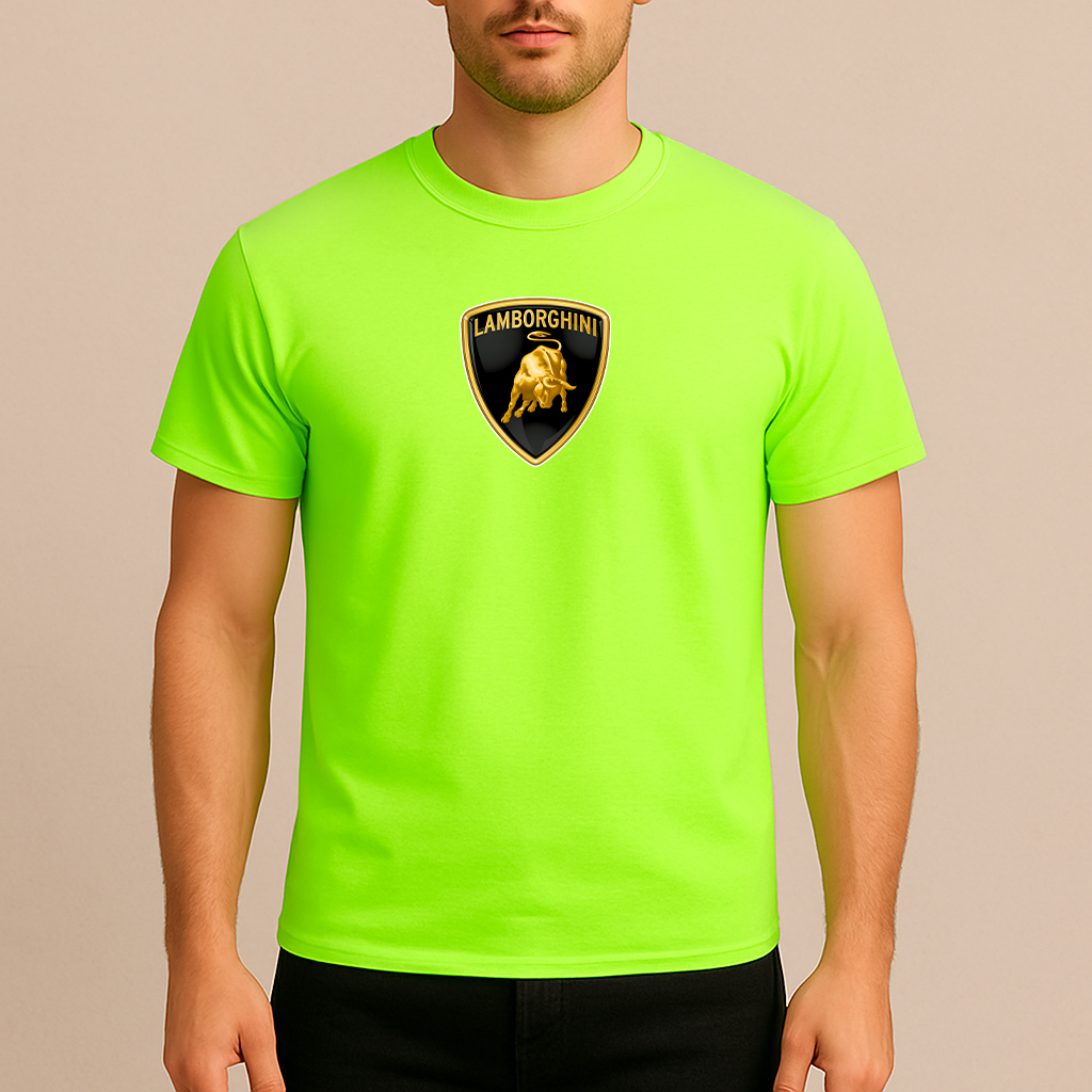 Men’s Lamborghini Car Cotton T-Shirt