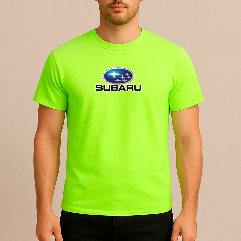 Men’s Subaru Car Cotton T-Shirt