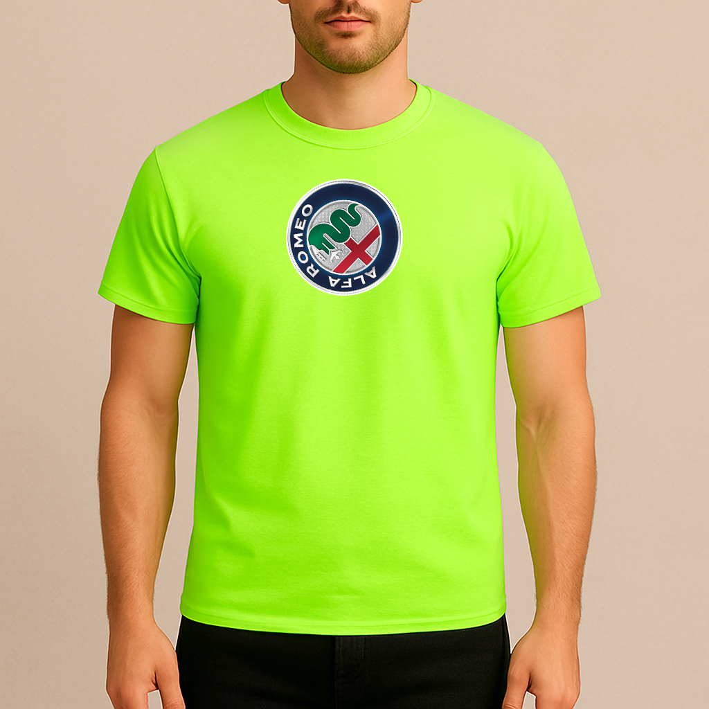 Men's Alfa Romeo Car Cotton T-Shirt