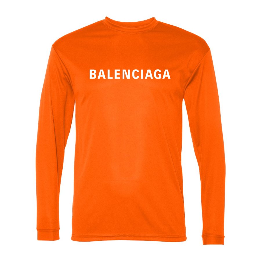 Men's Balenciaga Polyester Long Sleeve T-Shirt