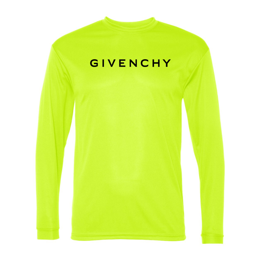 Men's Givenchy Polyester Long Sleeve T-Shirt
