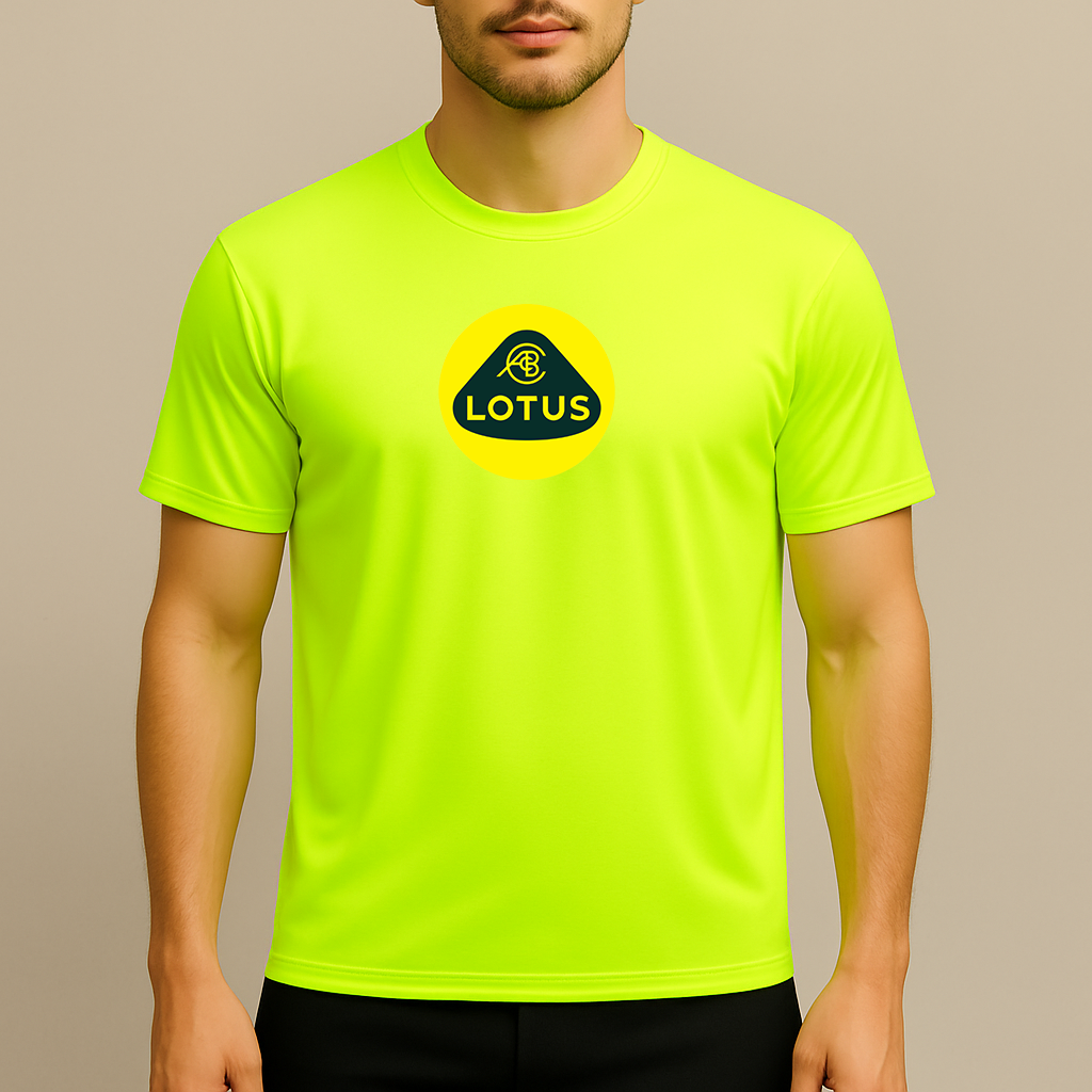 Men’s Lotus Car Polyester T-Shirt