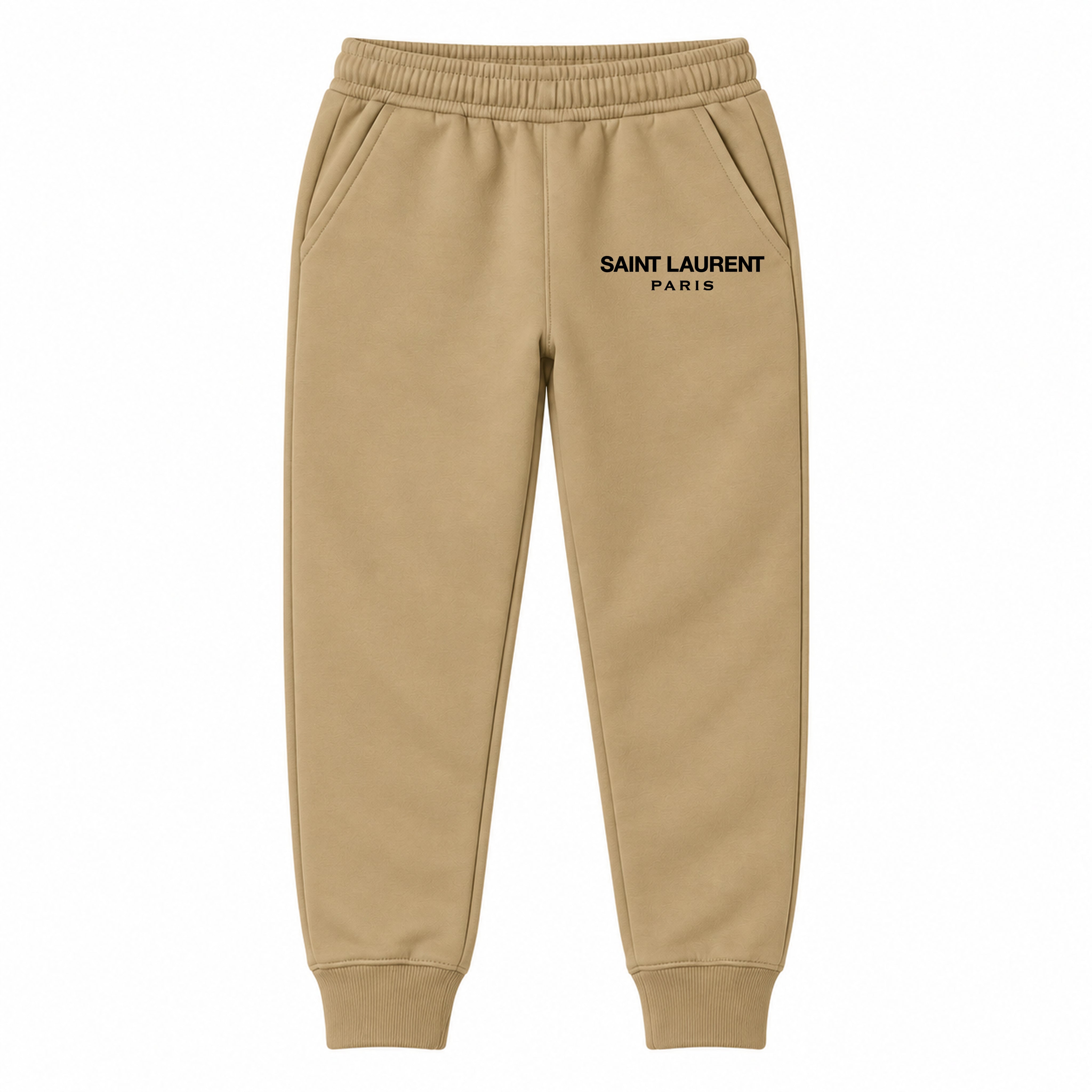 Saint Laurent youth jogger sweatpants, Khaki, Youth Large ages 10–12
