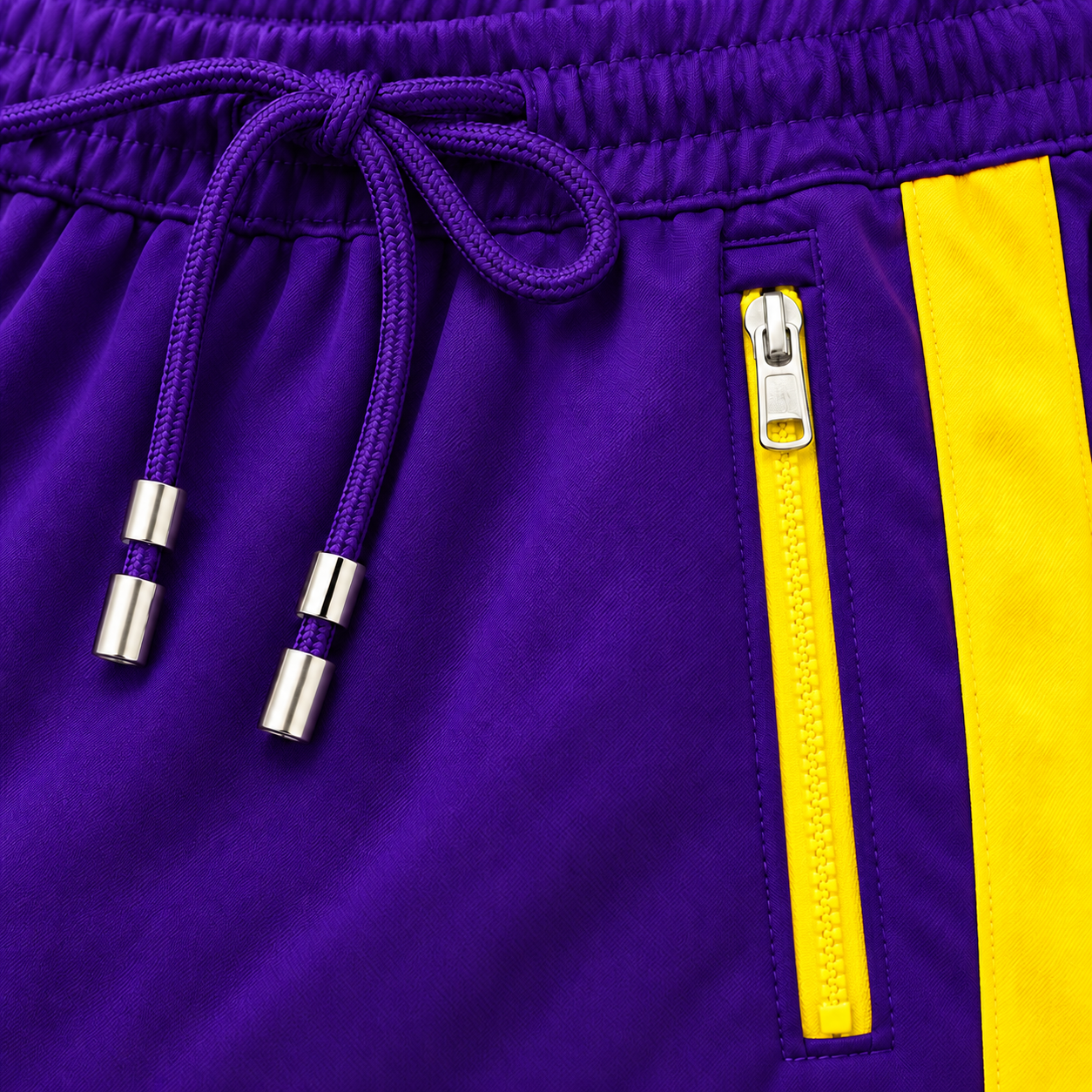 Men's Saint Laurent Dri-Fit TrackSuit | Color: Purple | Image 4