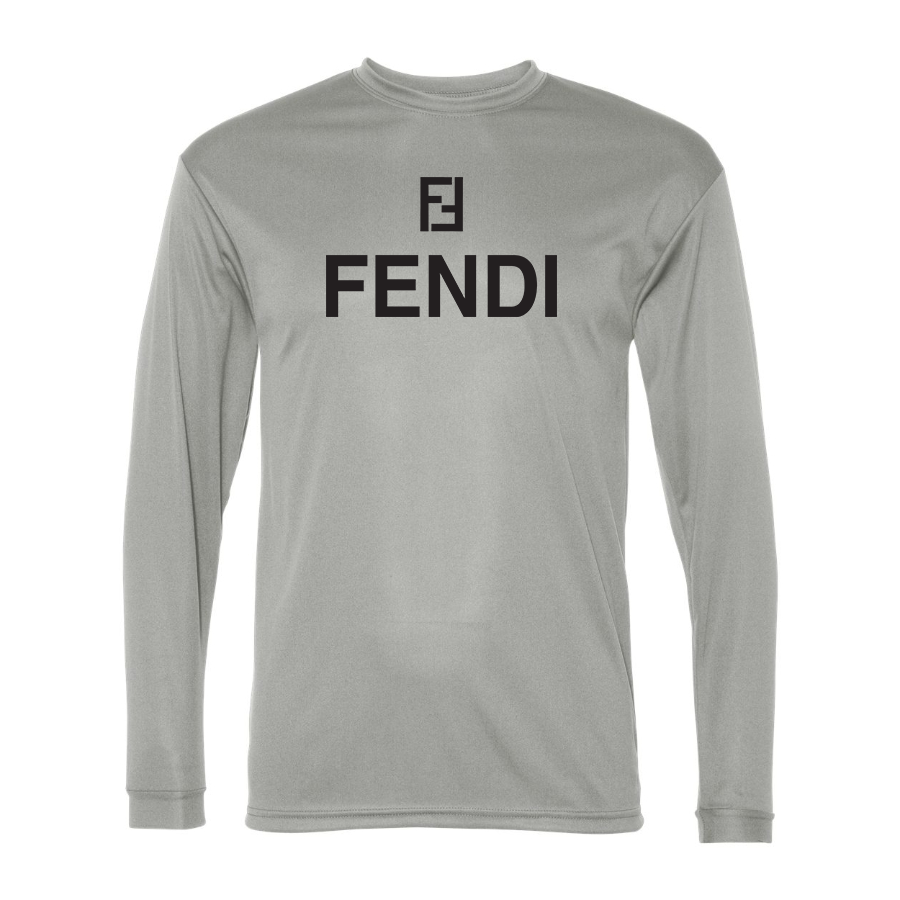 Men's Fendi Polyester Long Sleeve T-Shirt