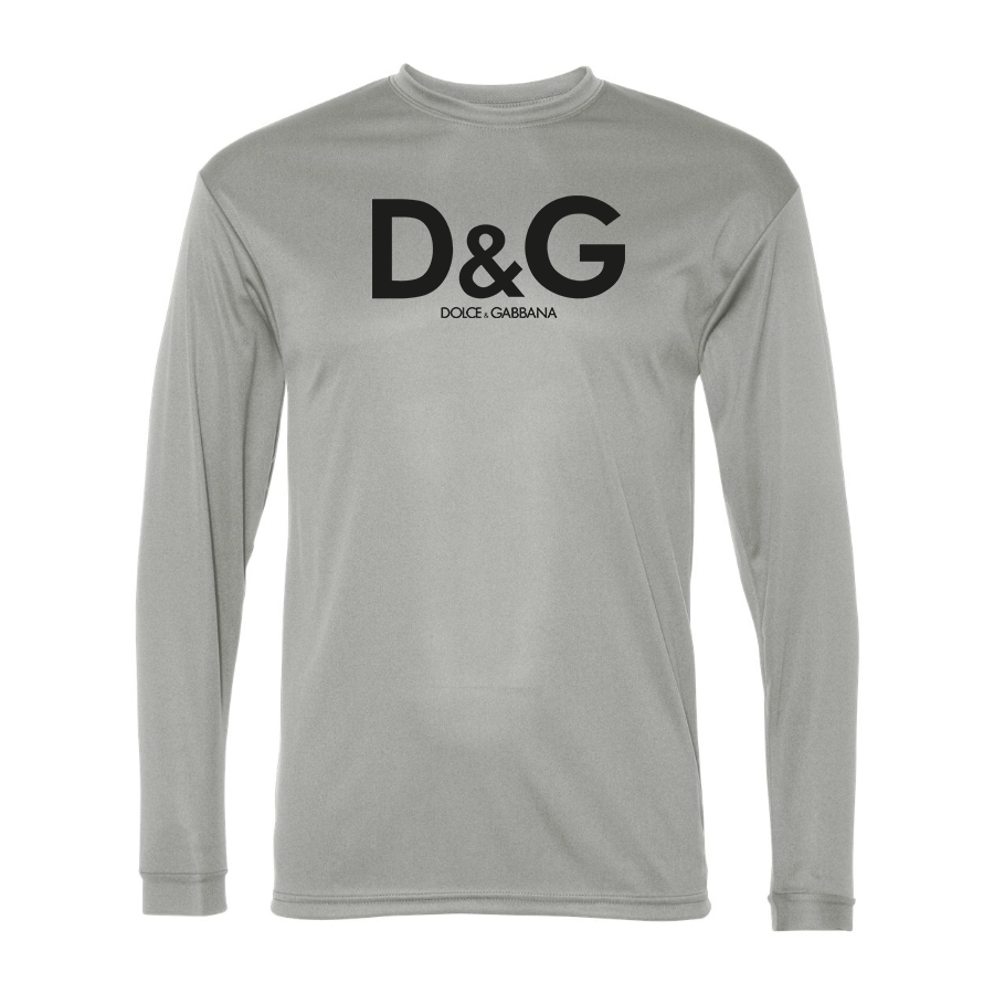 Men's Dolce and Gabbana Polyester Long Sleeve T-Shirt