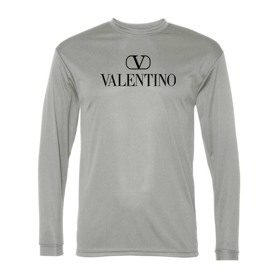 Men's Valentino Polyester Long Sleeve T-Shirt