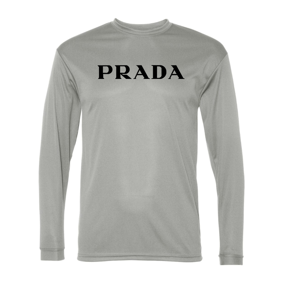 Men's Prada Polyester Long Sleeve T-Shirt