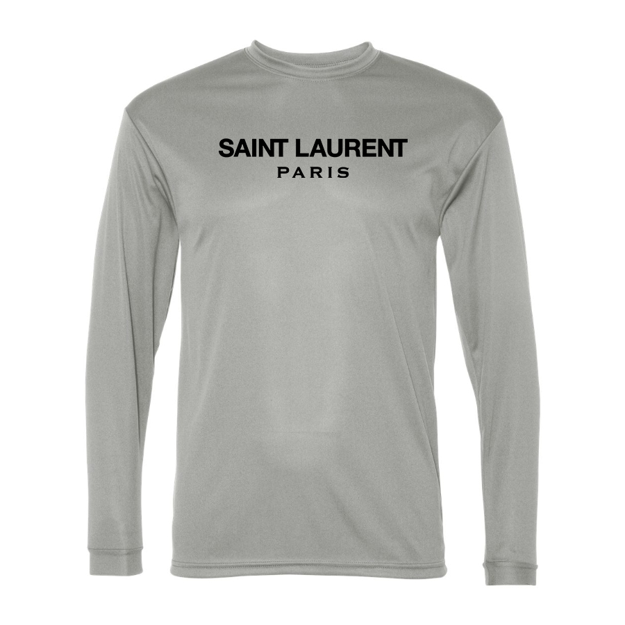 Men's Saint Laurent Polyester Long Sleeve T-Shirt
