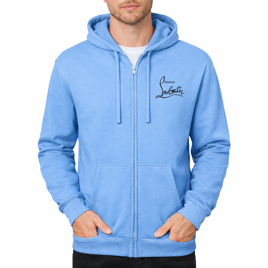 Men's Christian Louboutin Zipper Hoodie