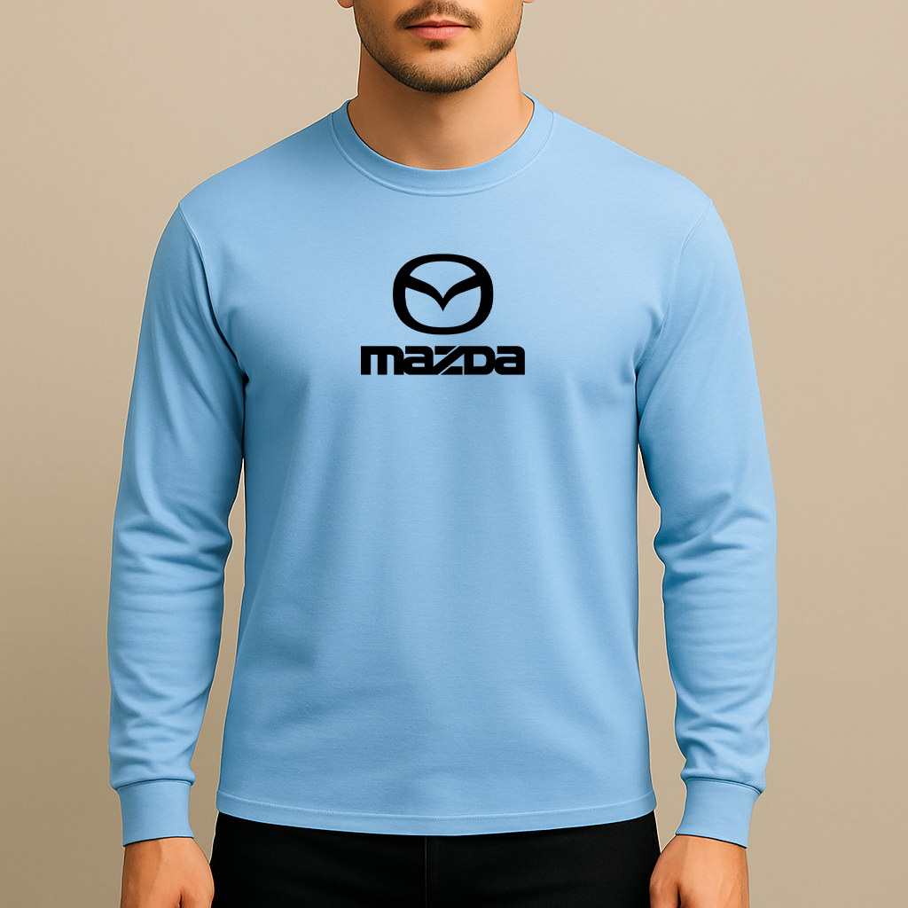 Men’s Mazda Car Long Sleeve T-Shirt
