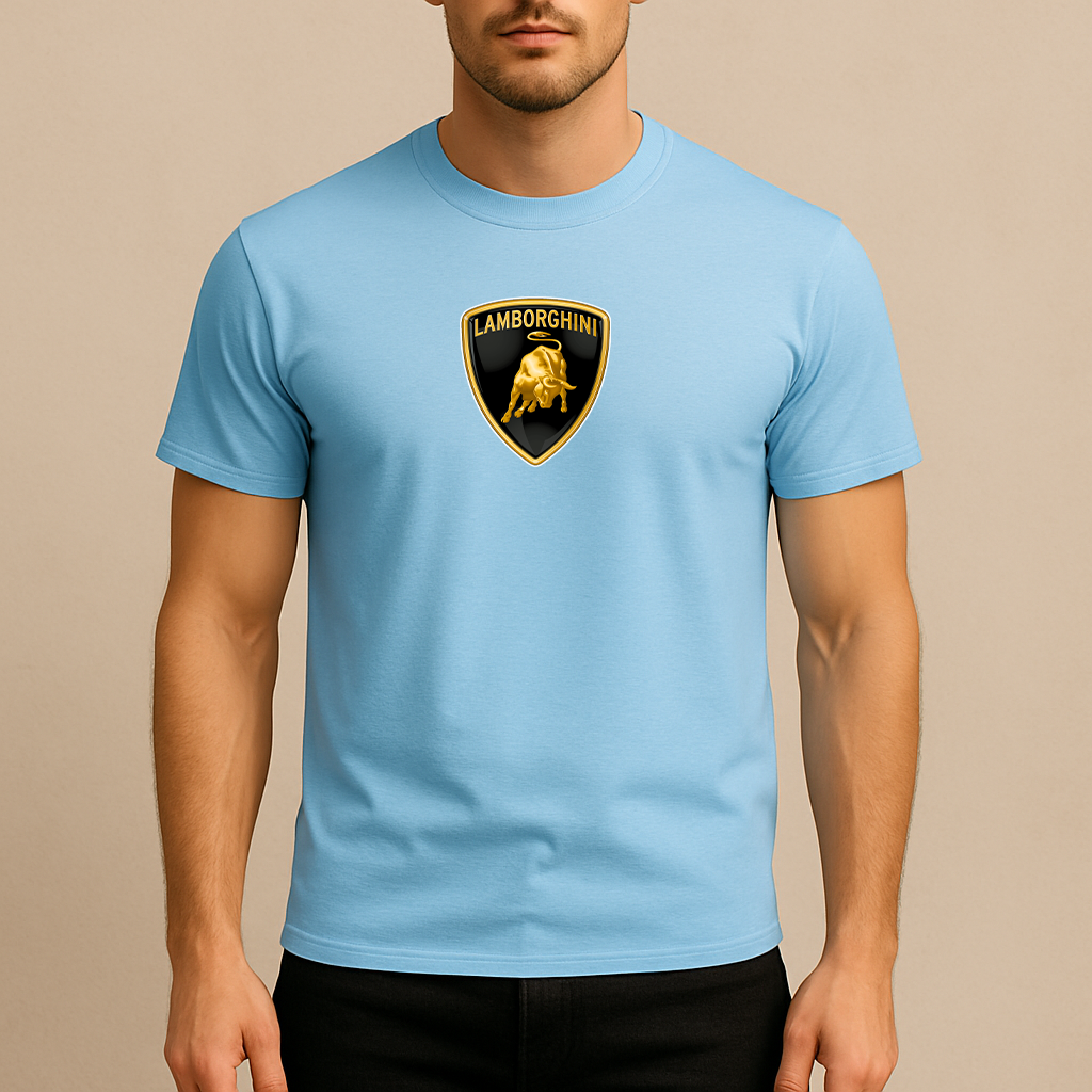 Men’s Lamborghini Car Cotton T-Shirt