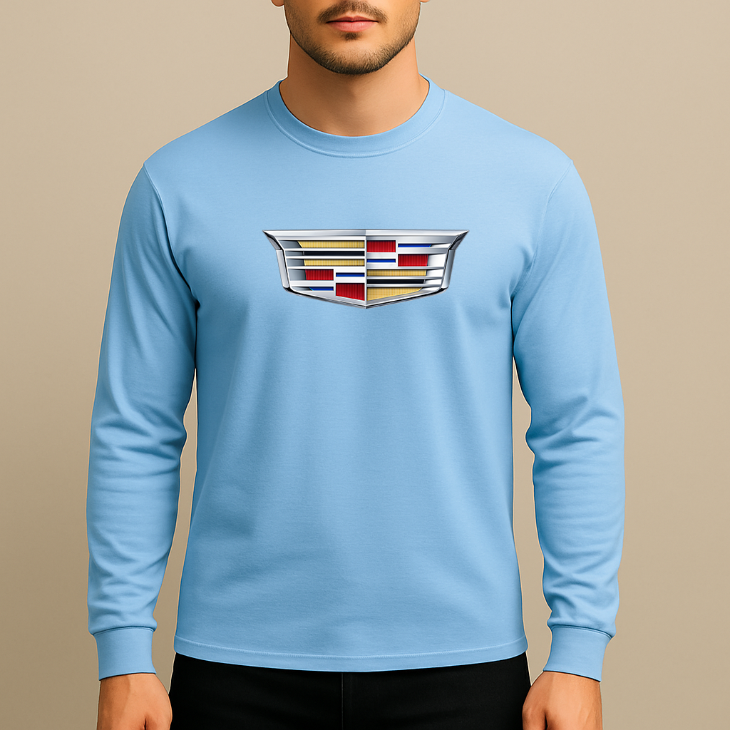 Men’s Cadillac Car Long Sleeve T-Shirt