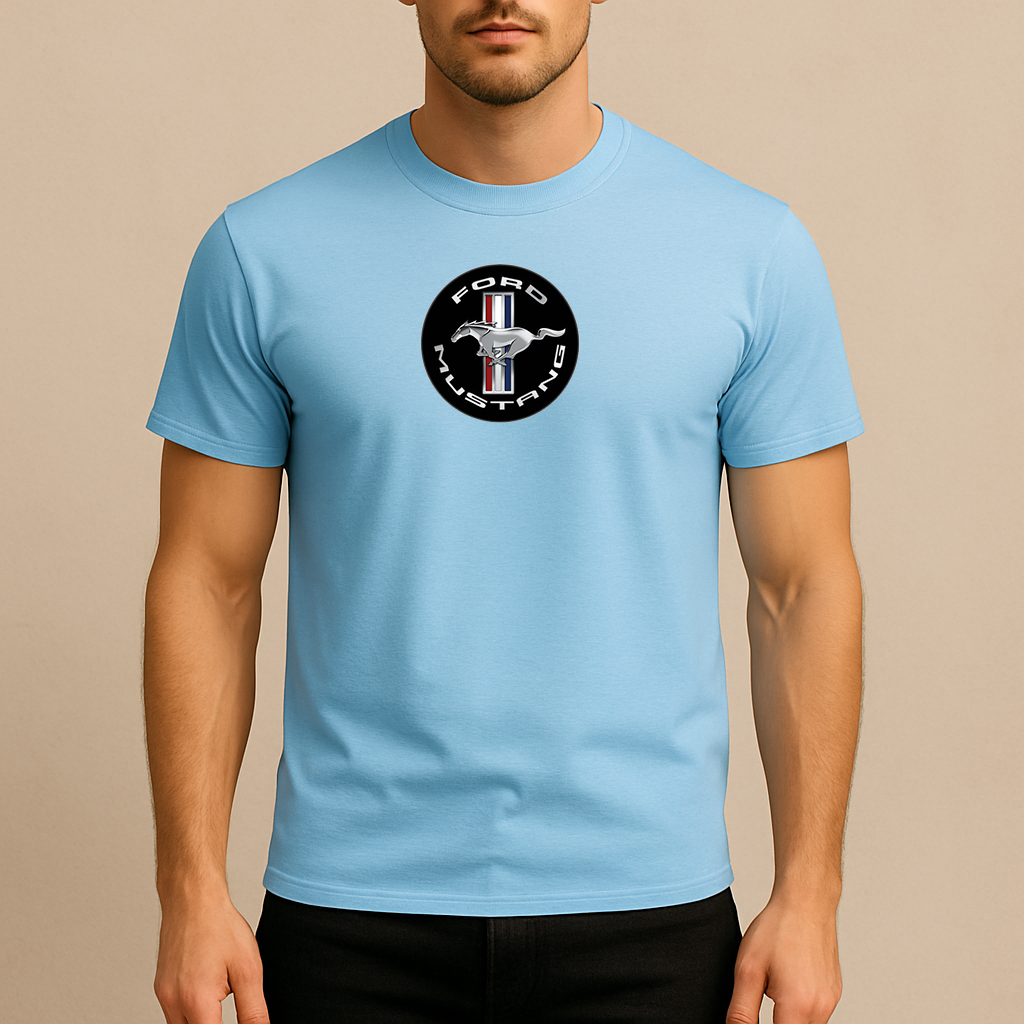 Men’s Ford Mustang Motorsport Supercars Cotton T-Shirt