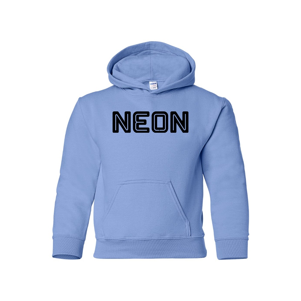Youth Neon Logo Pullover Hoodie