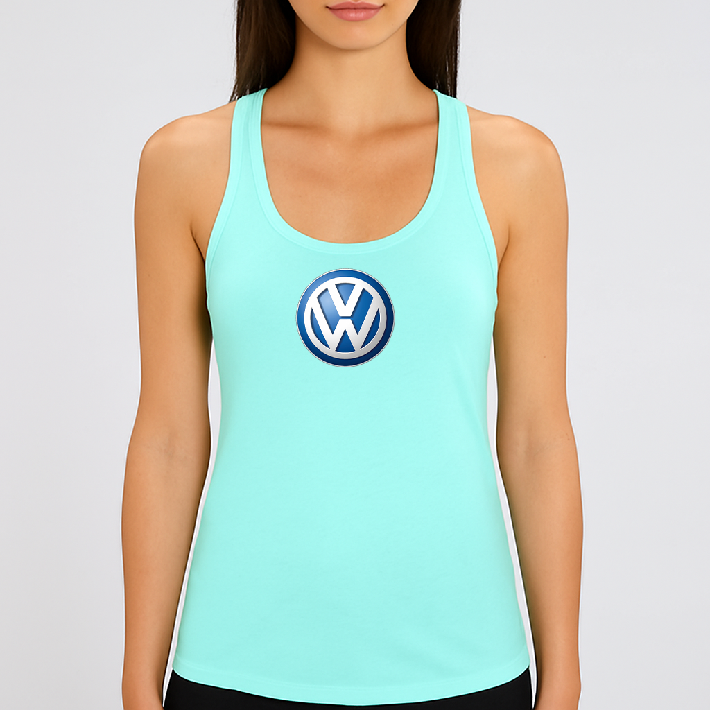 Women's VW Volkswagen Car Racerback Tank Top