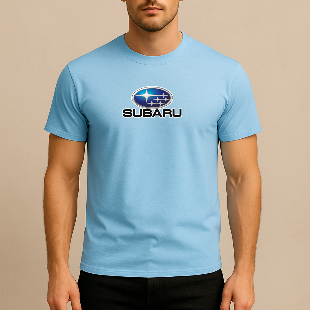 Men’s Subaru Car Cotton T-Shirt