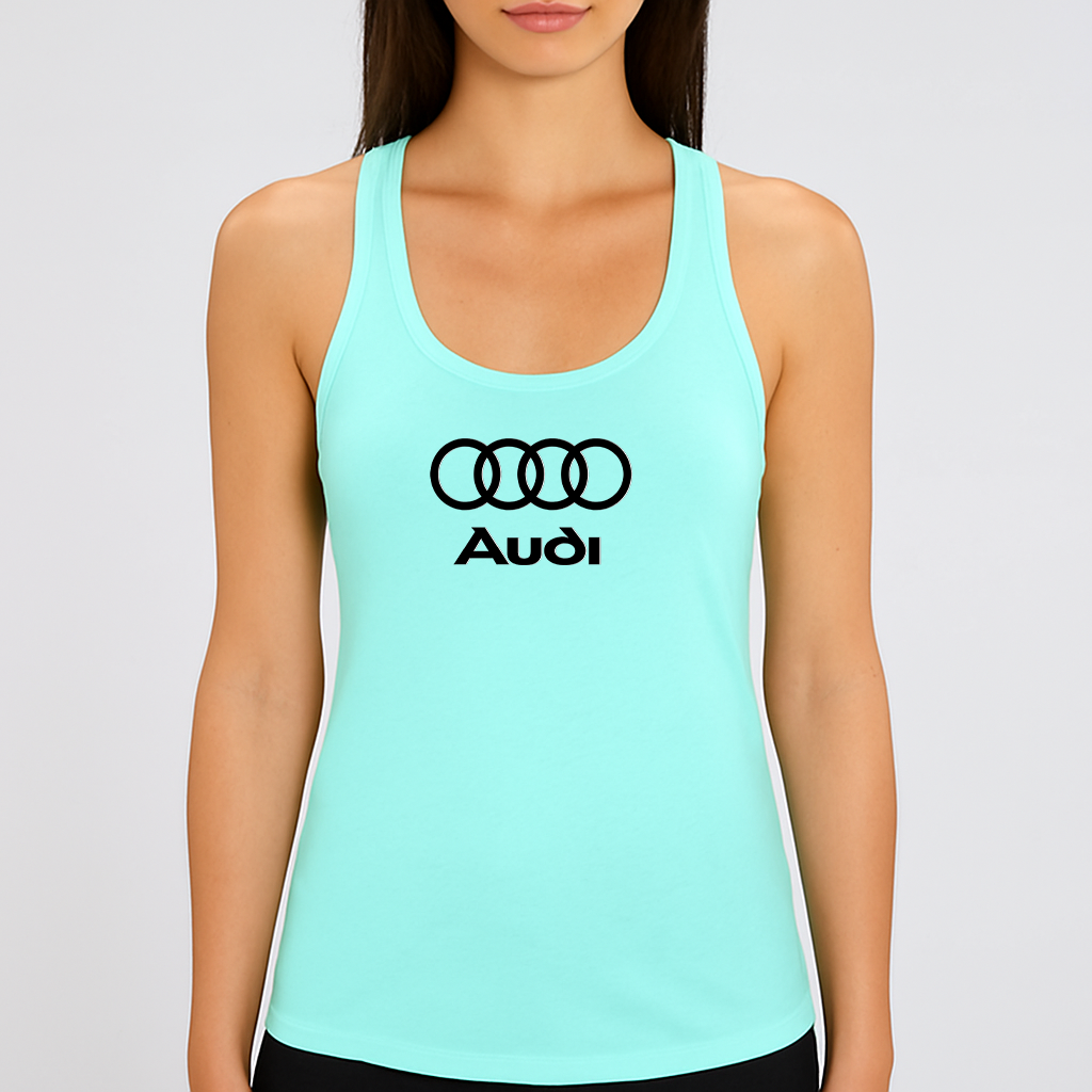 Women's Audi Motorsports Car Racerback Tank Top