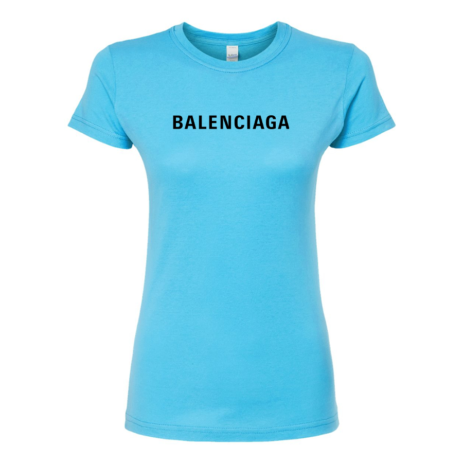 Women's Balenciaga Round Neck T-Shirt