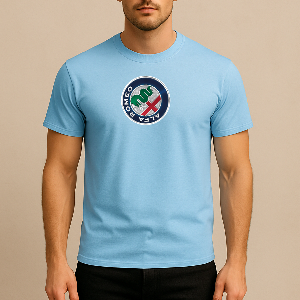 Men's Alfa Romeo Car Cotton T-Shirt
